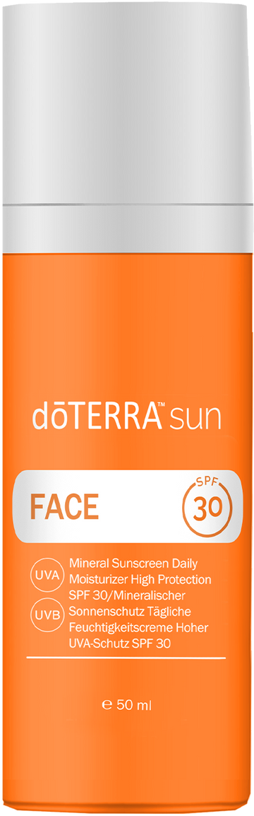 Doterra sun mindennapos ásványi fényvédő és hidratálókrém arcra